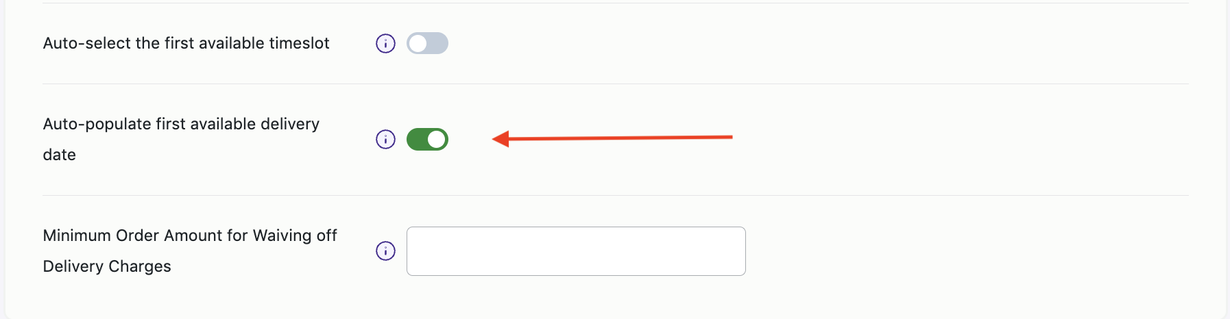 Auto-populate the first available delivery date on the product page - Tyche Softwares Documentation