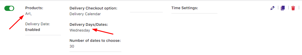 How do I create a delivery schedule based on Products & Shipping Methods? - Tyche Softwares Documentation