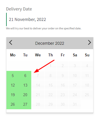 How do I create a delivery schedule based on Products & Shipping Methods? - Tyche Softwares Documentation