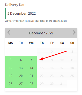 How do I create a delivery schedule based on Products & Shipping Methods? - Tyche Softwares Documentation