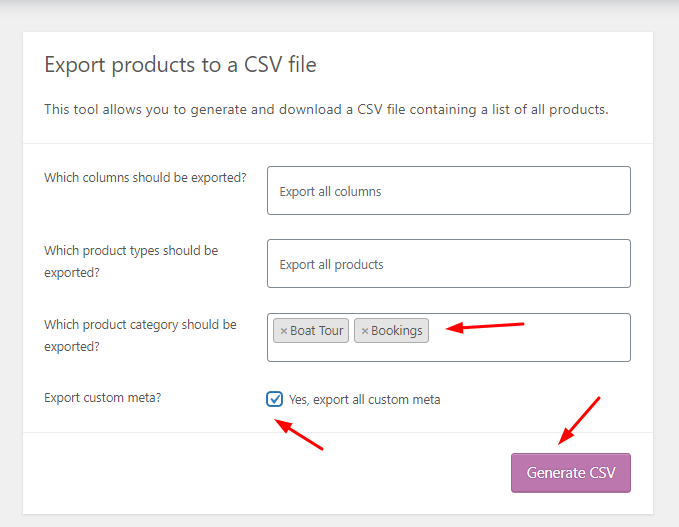 Import and Export of Booking Settings - Tyche Softwares Documentation