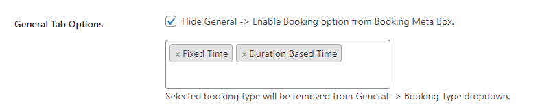 Hide various booking options on Vendor dashboard - Tyche Softwares Documentation