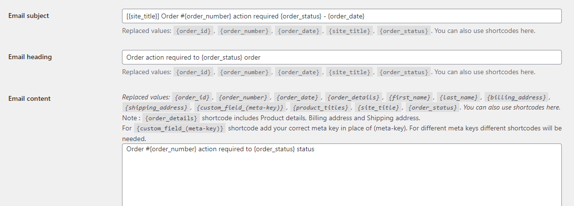 Notify Admins via Emails about custom status change after a period of time - Tyche Softwares Documentation