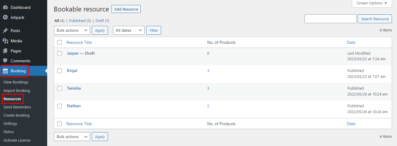Adding a Resource - Tyche Softwares Documentation
