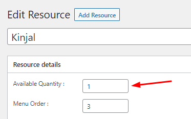 How to use Resources for different Booking types - Tyche Softwares Documentation