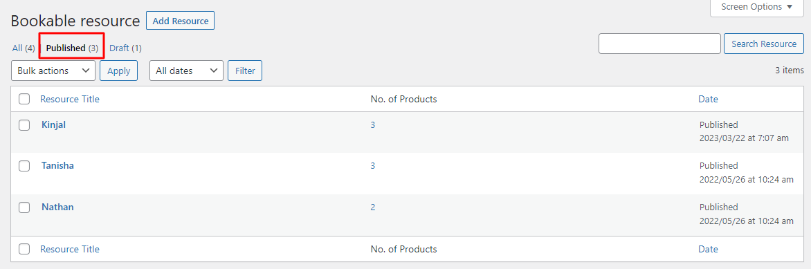 Adding a Resource - Tyche Softwares Documentation