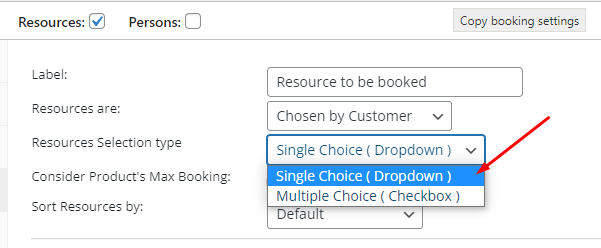 Assigning a resource to products - Tyche Softwares Documentation