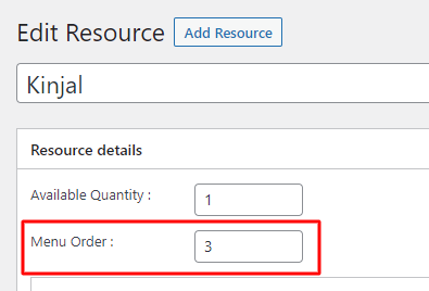 Assigning a resource to products - Tyche Softwares Documentation