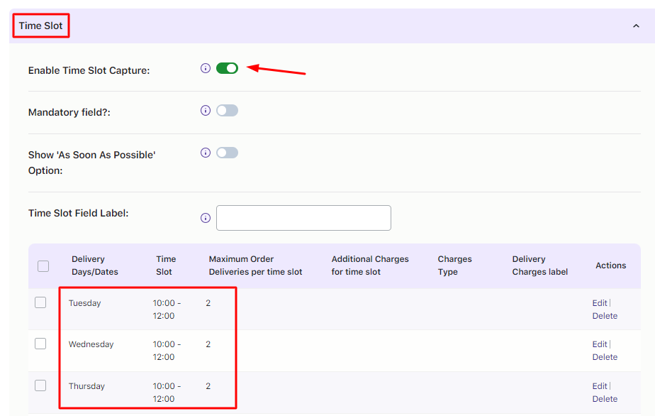 Delivery Date Availability Calendar Widget - Tyche Softwares Documentation