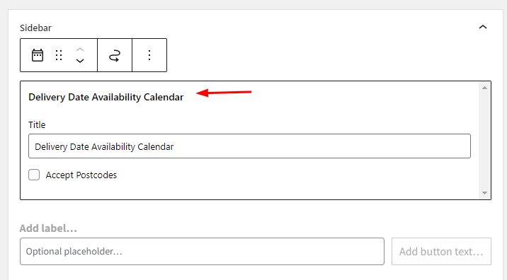 Delivery Date Availability Calendar Widget - Tyche Softwares Documentation