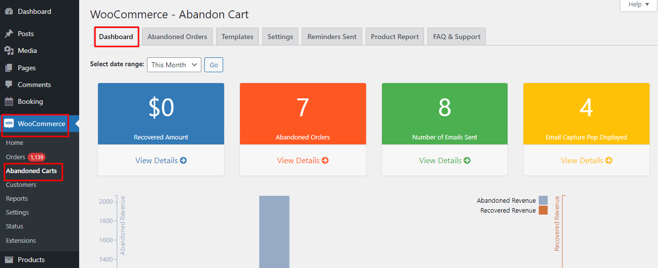 New Admin UI changes in v9.0.0 of Abandoned Cart Pro for WooCommerce plugin - Tyche Softwares Documentation