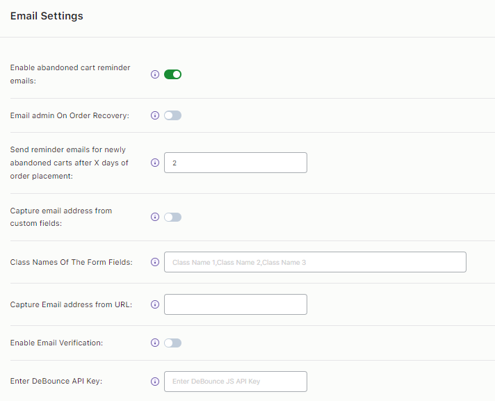 New Admin UI changes in v9.0.0 of Abandoned Cart Pro for WooCommerce plugin - Tyche Softwares Documentation