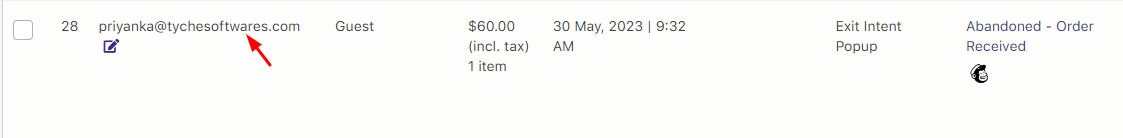 Abandoned Orders 4 Abandoned Orders - Tyche Softwares Documentation