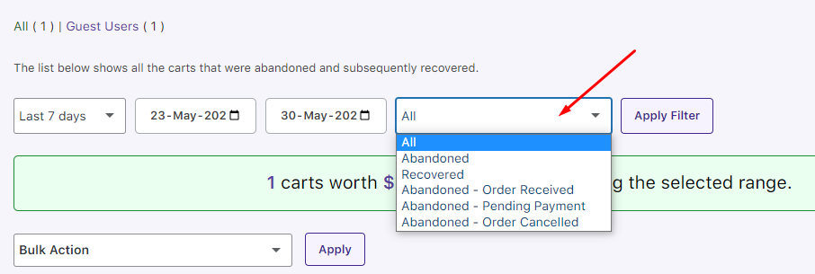 Abandoned Orders 59 Abandoned Orders - Tyche Softwares Documentation