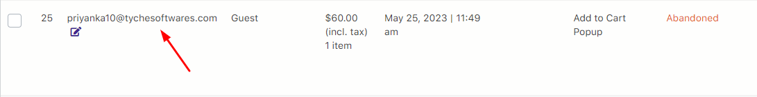 Abandoned Orders 7 Abandoned Orders - Tyche Softwares Documentation