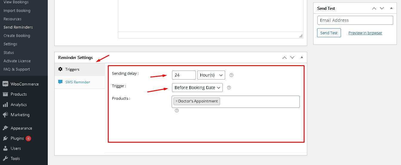 Create & Send Multiple Email/SMS Reminders - Tyche Softwares Documentation