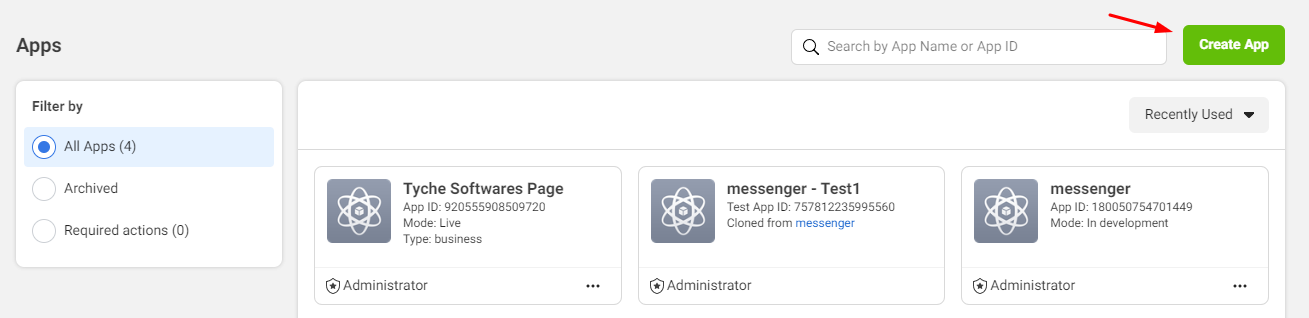 Facebook Messenger - Tyche Softwares Documentation