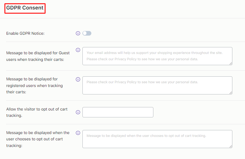 General Settings 7 General Settings - Tyche Softwares Documentation