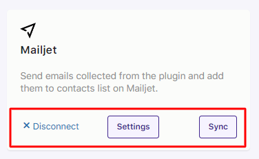 Integration with Mailjet - Tyche Softwares Documentation