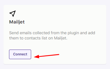 Integration with Mailjet - Tyche Softwares Documentation