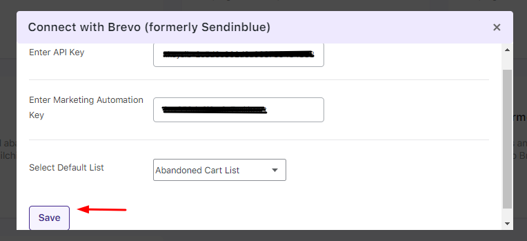 Integration with Brevo (Sendinblue) - Tyche Softwares Documentation