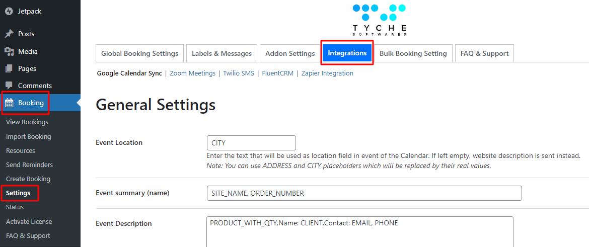 New Admin UI changes in v6.0.0 of Booking & Appointment for WooCommerce plugin - Tyche Softwares Documentation