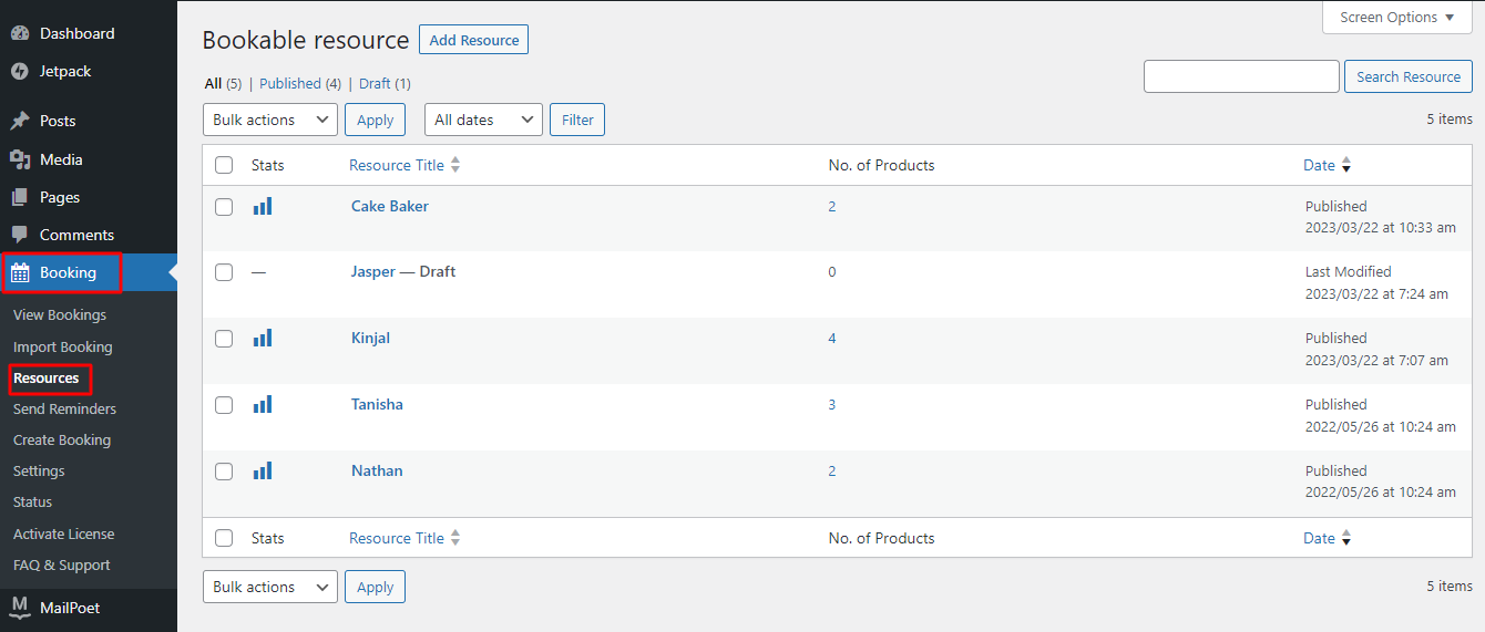 New Admin UI changes in v6.0.0 of Booking & Appointment for WooCommerce plugin - Tyche Softwares Documentation