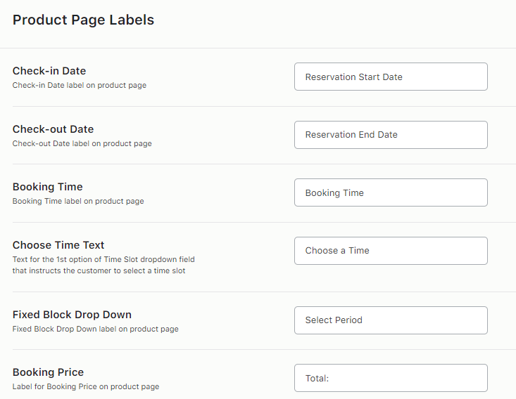 Labels and Messages - Tyche Softwares Documentation