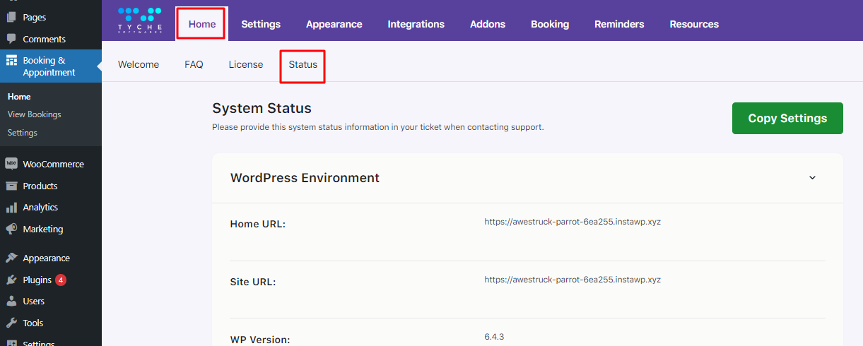 New Admin UI changes in v6.0.0 of Booking & Appointment for WooCommerce plugin - Tyche Softwares Documentation