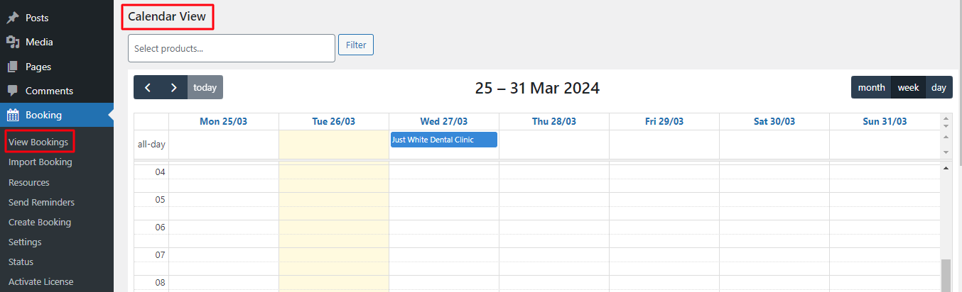 New Admin UI changes in v6.0.0 of Booking & Appointment for WooCommerce plugin - Tyche Softwares Documentation