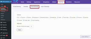View Bookings 1 View Bookings - Tyche Softwares Documentation
