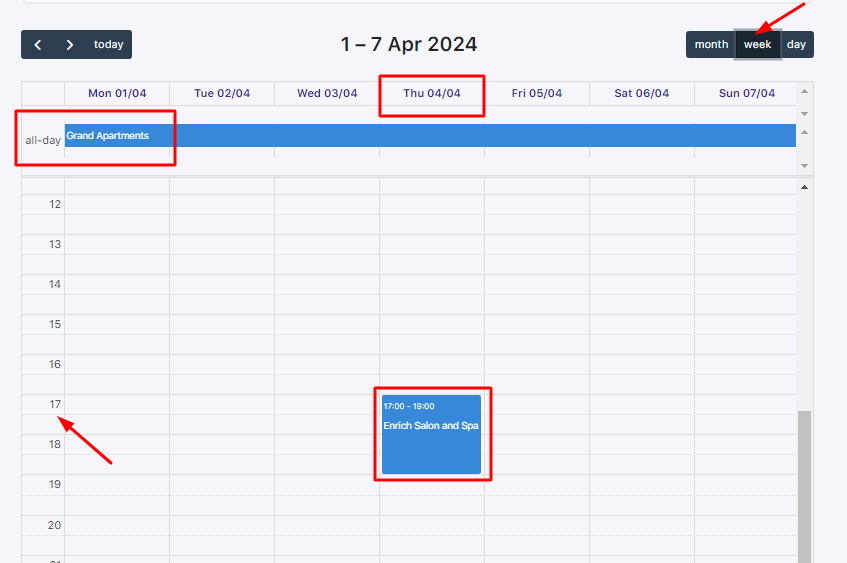 Calendar - Tyche Softwares Documentation