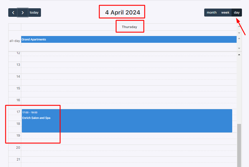 Calendar - Tyche Softwares Documentation