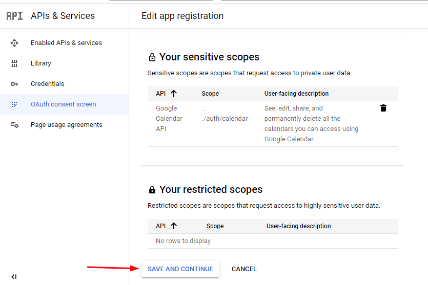 Google Calendar - Tyche Softwares Documentation