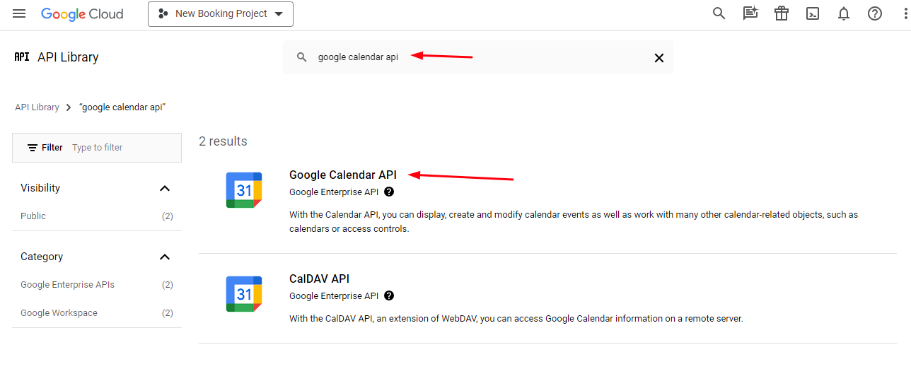 Google Calendar - Tyche Softwares Documentation