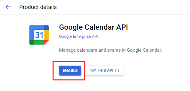 Google Calendar - Tyche Softwares Documentation