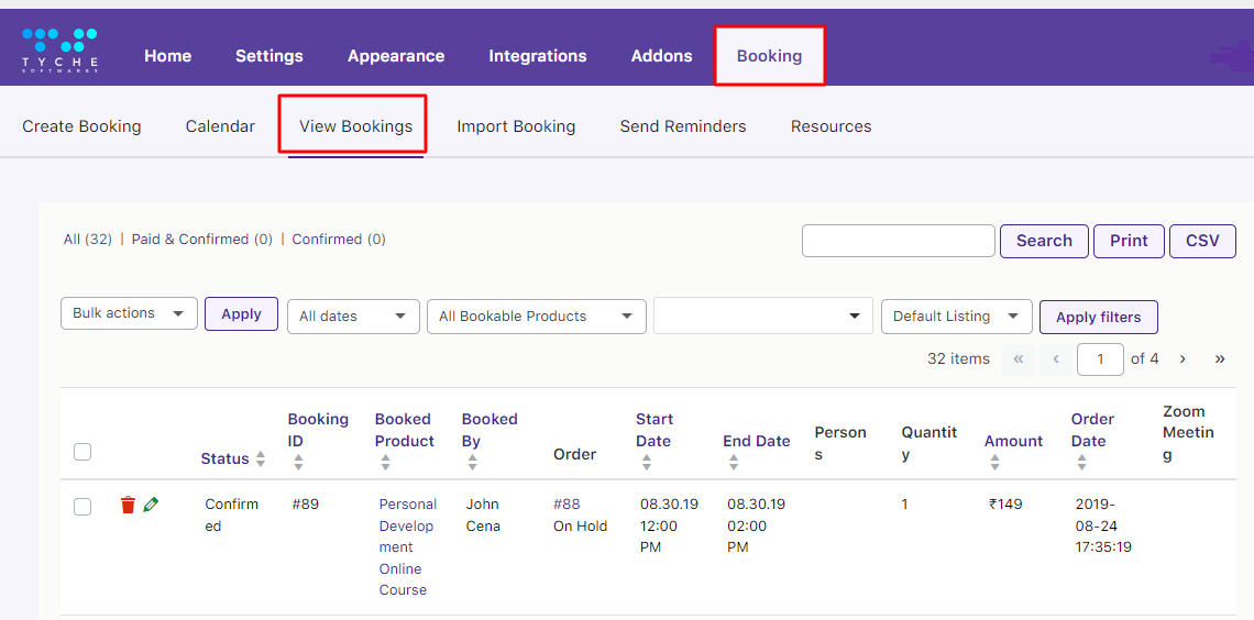 Global Settings - Tyche Softwares Documentation