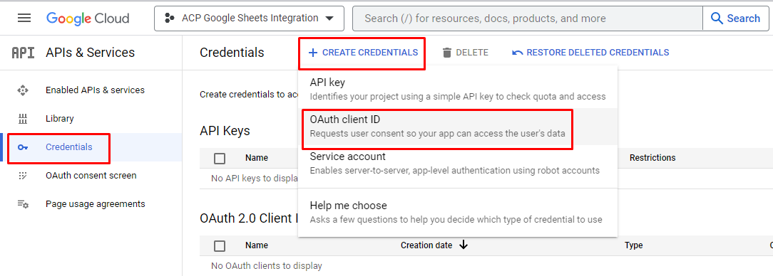 Integration with Google Sheets - Tyche Softwares Documentation