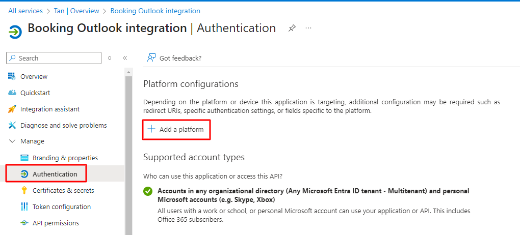 Outlook Calendar - Tyche Softwares Documentation