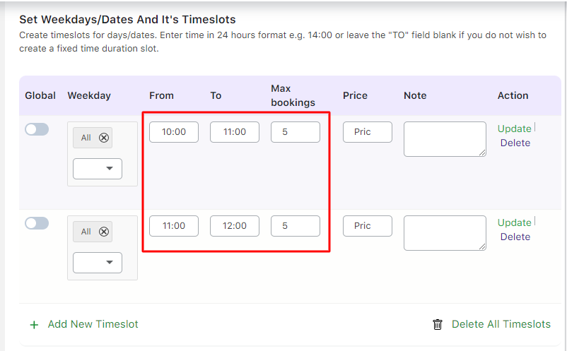 Recurring Bookings - Tyche Softwares Documentation