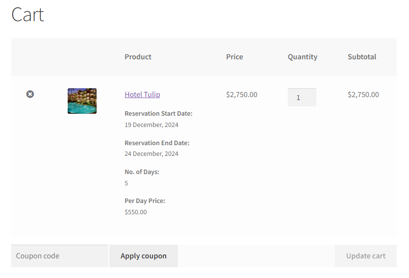 Seasonal Pricing - Tyche Softwares Documentation