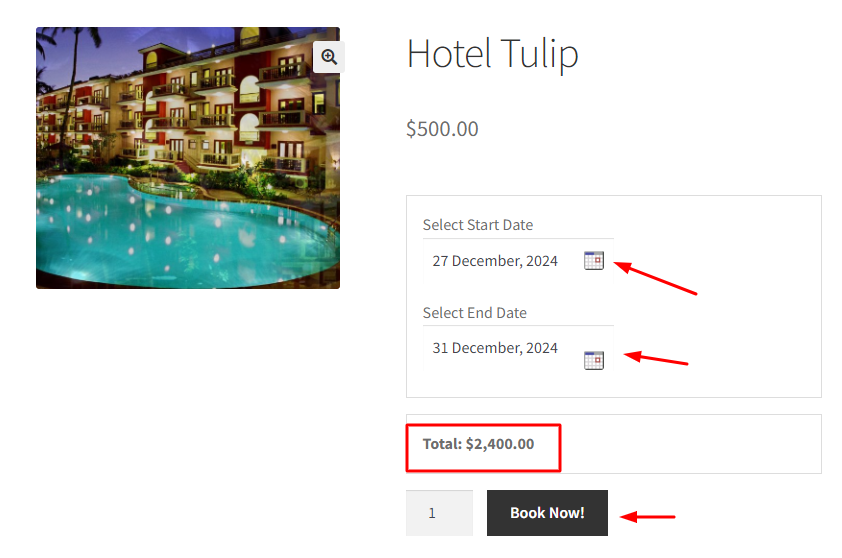 Seasonal Pricing - Tyche Softwares Documentation
