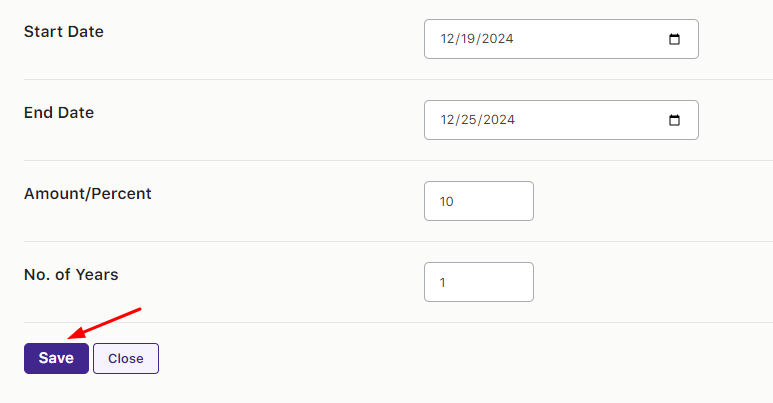 Seasonal Pricing - Tyche Softwares Documentation