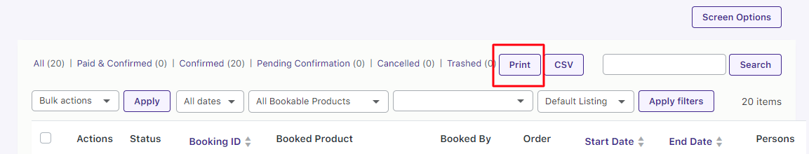 View Bookings 9 View Bookings - Tyche Softwares Documentation