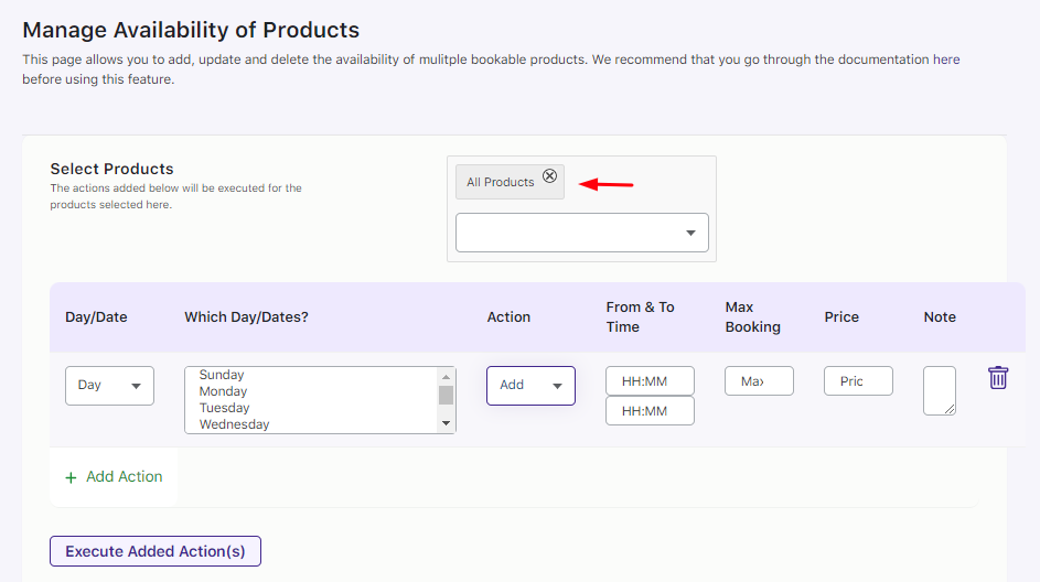 Product Availability - Tyche Softwares Documentation