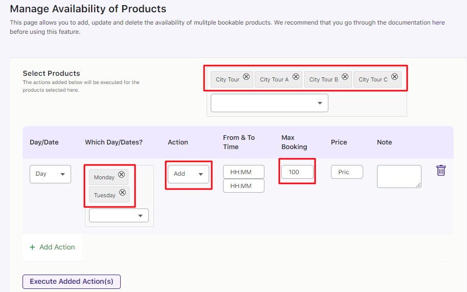 Product Availability - Tyche Softwares Documentation