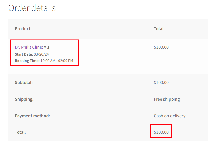 Fixed Time in Date and Time Slot Booking Type - Tyche Softwares Documentation