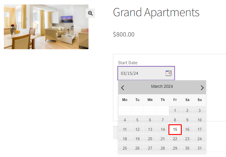 Maximum Number of Nights to Book in the Multiple Nights Booking Type - Tyche Softwares Documentation