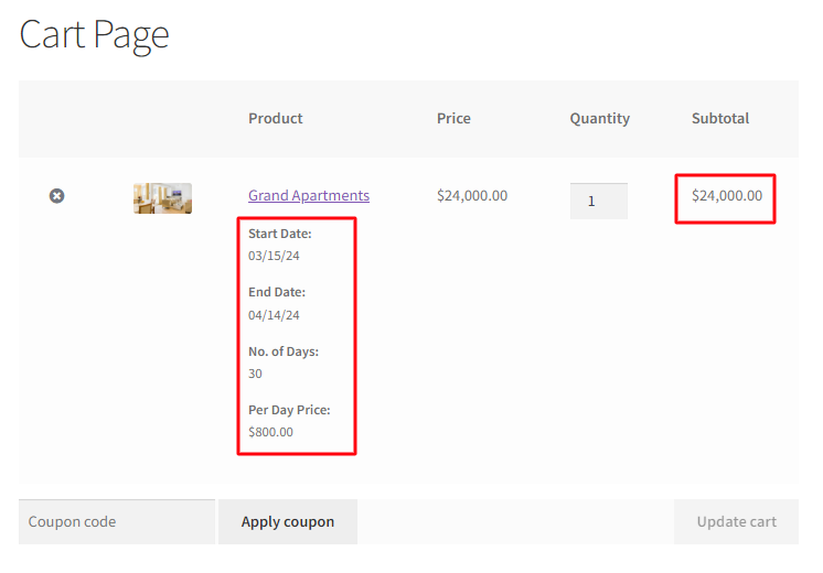 Maximum Number of Nights to Book in the Multiple Nights Booking Type - Tyche Softwares Documentation