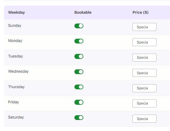 Minimum Number of Nights to Book in the Multiple Nights Booking Type - Tyche Softwares Documentation